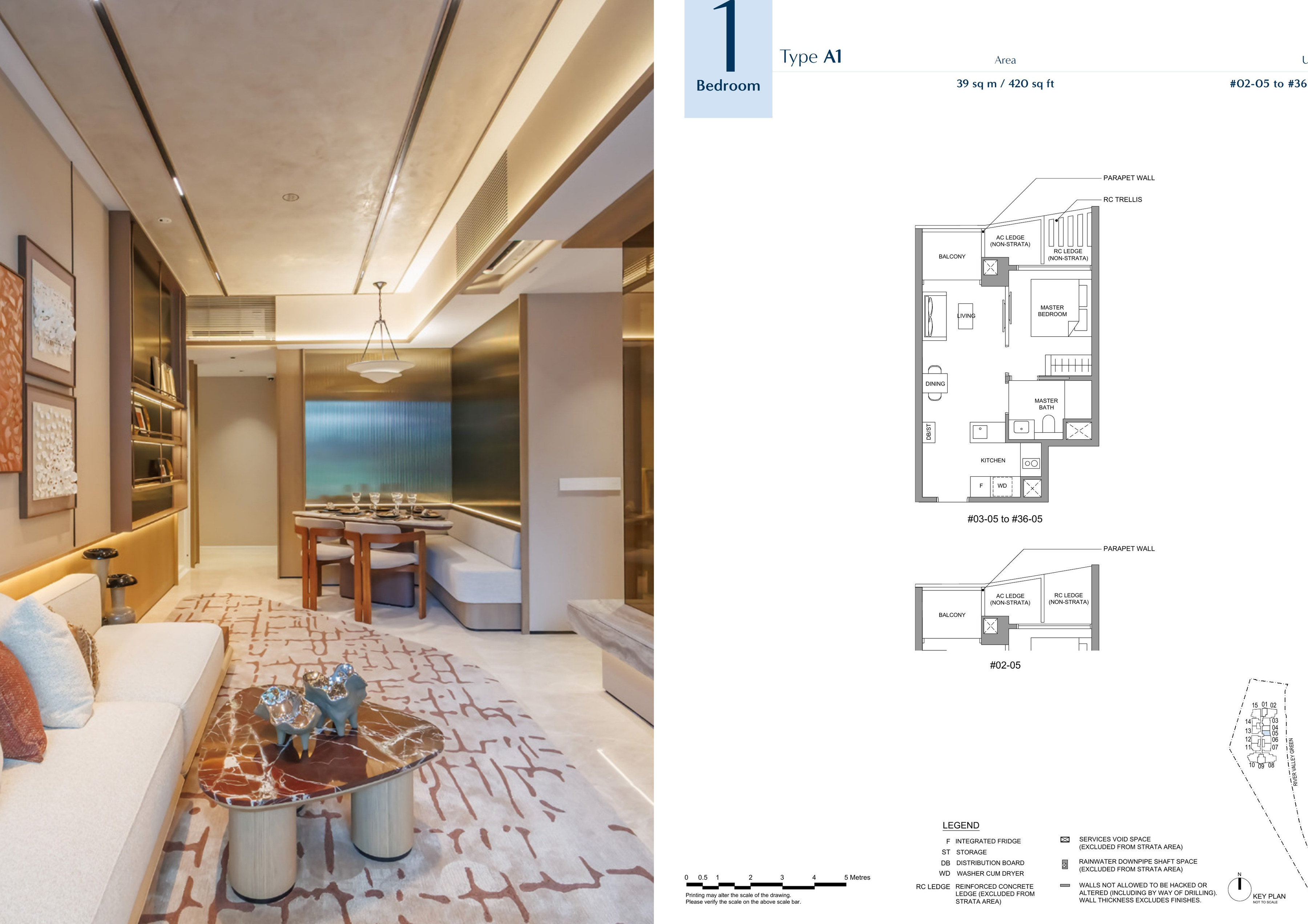River Green 1 Bedroom 1 Bedroom selections floor plan