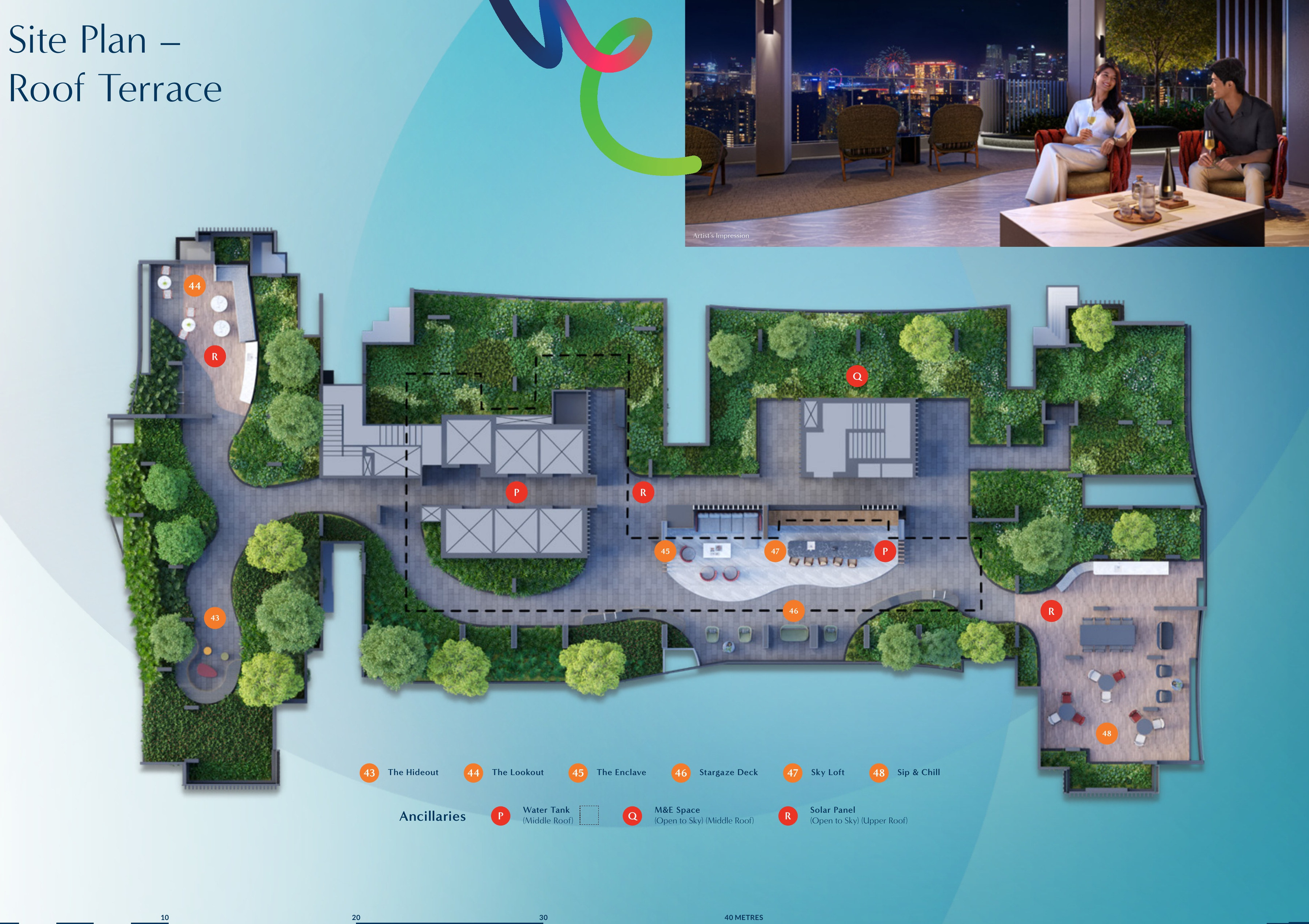 River Green official roof terrace plan